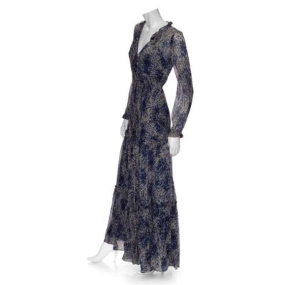 Elizabeth & James Silk Marilyn Maxi Dress Size: 10 - Picture 14 of 14